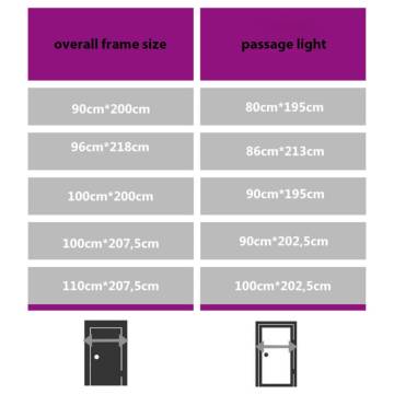 Elegant Anthracite Aluminium Front Door 90x200 cm