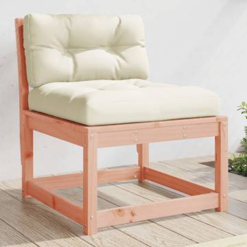 Garden Sofa with Cushions - Solid Douglas Wood | Hipo Market