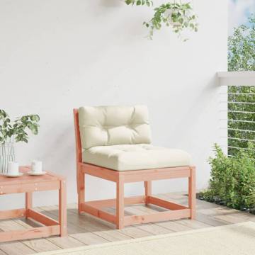 Garden Sofa with Cushions - Solid Douglas Wood | Hipo Market