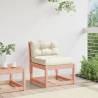 Garden Sofa with Cushions - Solid Douglas Wood | Hipo Market