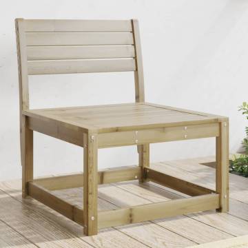 Garden Sofa - Impregnated Pine Wood | Hipomarket UK