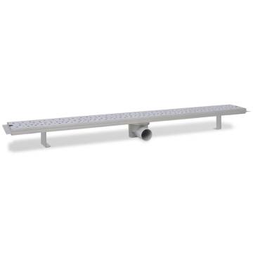 Linear Shower Drain Bubble 1030x140 mm Stainless Steel