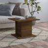 Stylish Brown Oak Coffee Table - 55.5x55.5x40 cm