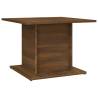 Stylish Brown Oak Coffee Table - 55.5x55.5x40 cm