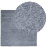 Shaggy Blue Rug 120x120 cm - Soft High Pile Area Rug