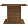 Stylish Brown Oak Coffee Table - 55.5x55.5x40 cm