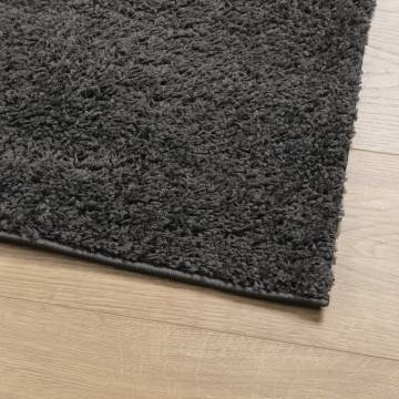 Shaggy Rug High Pile Modern Anthracite 100x200 cm | Hipo Market