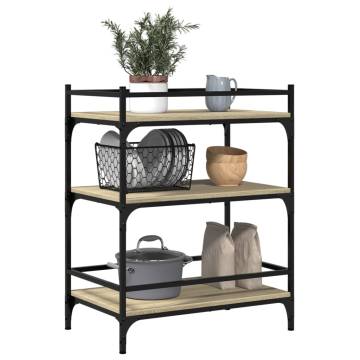 Kitchen Trolley Sonoma Oak - Stylish & Functional Storage