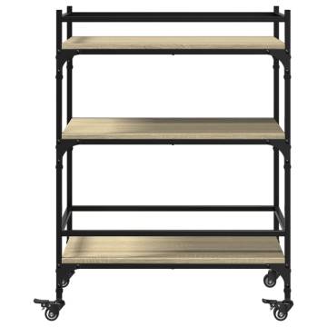 Kitchen Trolley Sonoma Oak - Stylish & Functional Storage