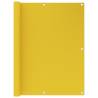 Balcony Screen Yellow 120x600 cm HDPE Colour yellow Size 120 x 600 cm Quantity in Package 1 