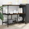 Kitchen Trolley Smoked Oak - Durable & Stylish Storage Solution