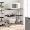 Kitchen Trolley Smoked Oak - Durable & Stylish Storage Solution