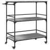 Kitchen Trolley Grey Sonoma - Stylish Storage Solution