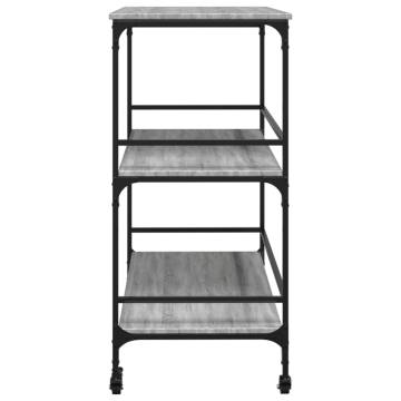 Kitchen Trolley Grey Sonoma - Stylish Storage Solution