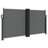 Retractable Side Awning Anthracite 120x1200 cm - Privacy Screen