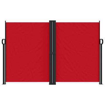 Retractable Side Awning Red 160x1200 cm - HipoMarket UK