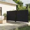 Retractable Side Awning Black 180x1200 cm Colour black Size 180 x 1200 cm Quantity in Package 1 