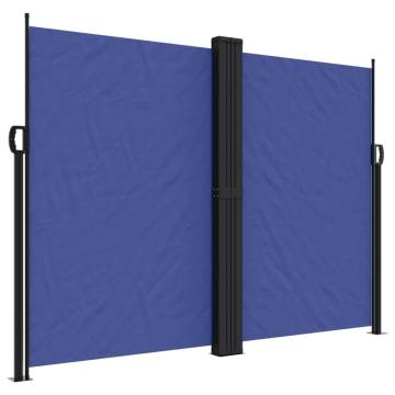 Retractable Side Awning Blue 180x1200 cm - Privacy Screen