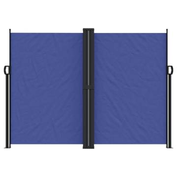 Retractable Side Awning Blue 180x1200 cm - Privacy Screen