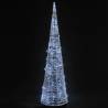 Acrylic Decorative Pyramid LED Light Cone - 120 cm Cold White