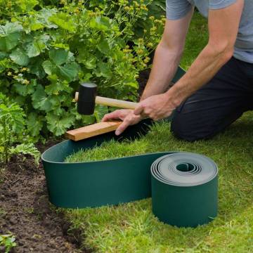 Nature Garden Border Edging 0.15x10m Green | Hipomarket