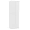 Elegant White Office Cabinet 60x32x190 cm - HipoMarket