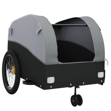 Bike Trailer Black and Grey - 45kg Iron - HipoMarket UK