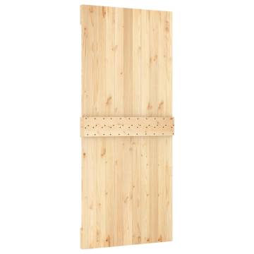 NARVIK Solid Wood Pine Door 90x210 cm - Hipomarket UK