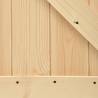 NARVIK Solid Wood Pine Door 90x210 cm - Hipomarket UK