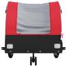 Durable Bike Trailer - Black and Red - 30 kg Capacity