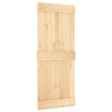 NARVIK Solid Wood Pine Door 85x210 cm - Durable & Stylish