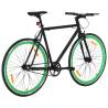 Fixed Gear Bike Black and Green 700c 51 cm | Hipo Market