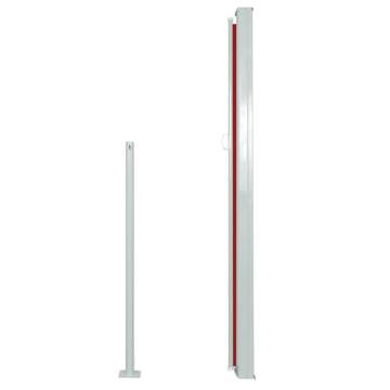 Patio Retractable Side Awning 160x500 cm - Red Privacy Screen