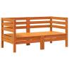 Garden Sofas Corner 2 pcs - Wax Brown Solid Wood Pine