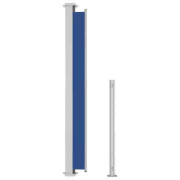 Patio Retractable Side Awning 220x500 cm - Stylish Blue Privacy