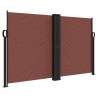 Retractable Side Awning Brown 140x1200 cm - Stylish Privacy Screen