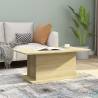 Coffee Table Sonoma Oak 102x55.5x40 cm Engineered Wood Colour sonoma oak Size 102 x 55.5 x 40 cm Quantity in Package 1 