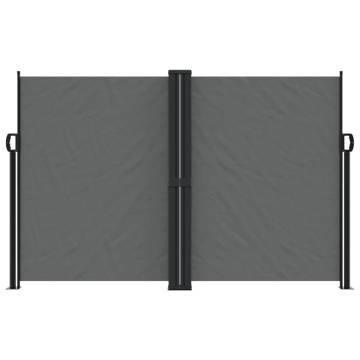 Retractable Side Awning Anthracite 160x1200 cm - Hipomarket