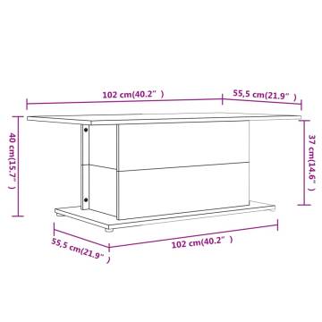 Stylish Coffee Table Sonoma Oak - Durable & Functional Design