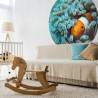 Nemo the Anemonefish WallArt Wallpaper Circle - 142.5 cm