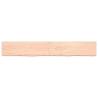 Wall Shelf 200x30x(2-6) cm Untreated Oak | Hipo Market