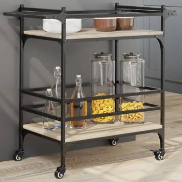 Kitchen Trolley Sonoma Oak - Stylish Storage Solution