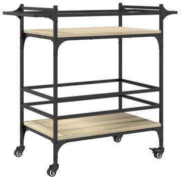 Kitchen Trolley Sonoma Oak - Stylish Storage Solution