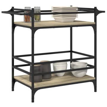 Kitchen Trolley Sonoma Oak - Stylish Storage Solution