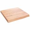 Wall Shelf Light Brown 40x40x(2-4) cm Treated Solid Wood Oak Colour light brown Size 40 x 40 x 4 cm Quantity in Package 1 Number of Pieces 