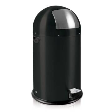 EKO Pedal Bin Kickcan 33L Matte Black - Stylish Waste Solution