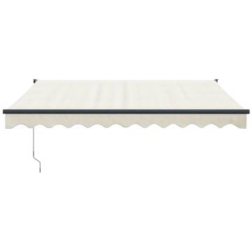 Retractable Awning Cream 3.5x2.5 m - Durable & Stylish