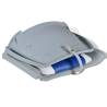 Foldable Boat Seat with Blue-White Pillow - Comfort & Style