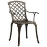 3 Piece Bistro Set - Elegant Cast Aluminium Bronze Furniture