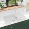 Granite Kitchen Sink Single Basin White Colour white 